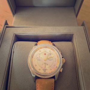 Michele Diamond Face Watch